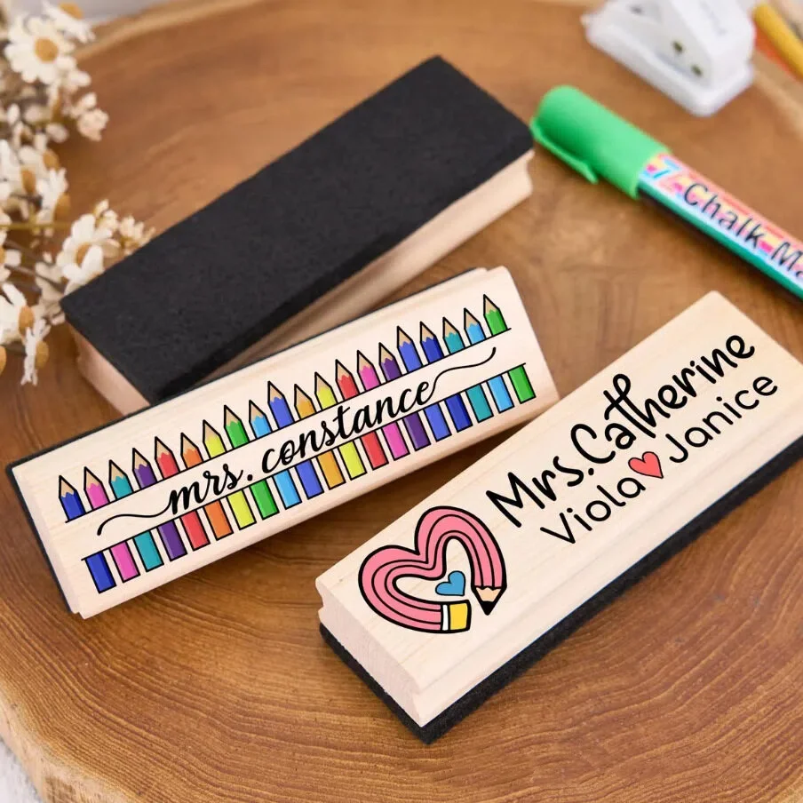 custom felt chalkboard eraser - free sample on request