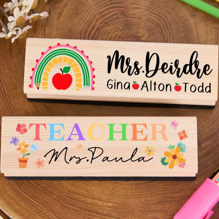 custom felt chalkboard eraser - free sample on request - view 2