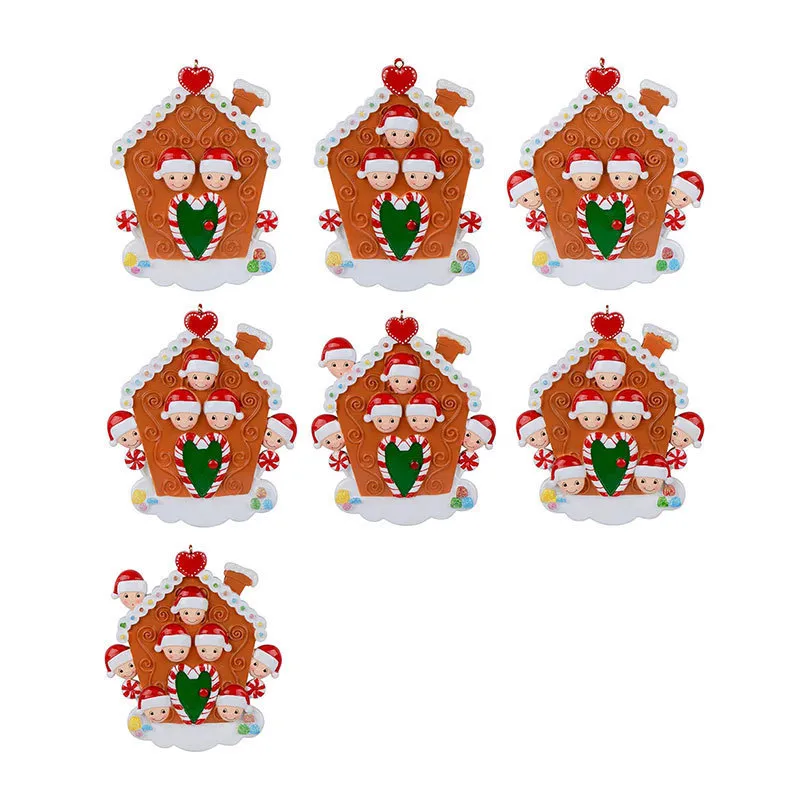 custom resin christmas house ornament - 7-day sample lead time - view 4