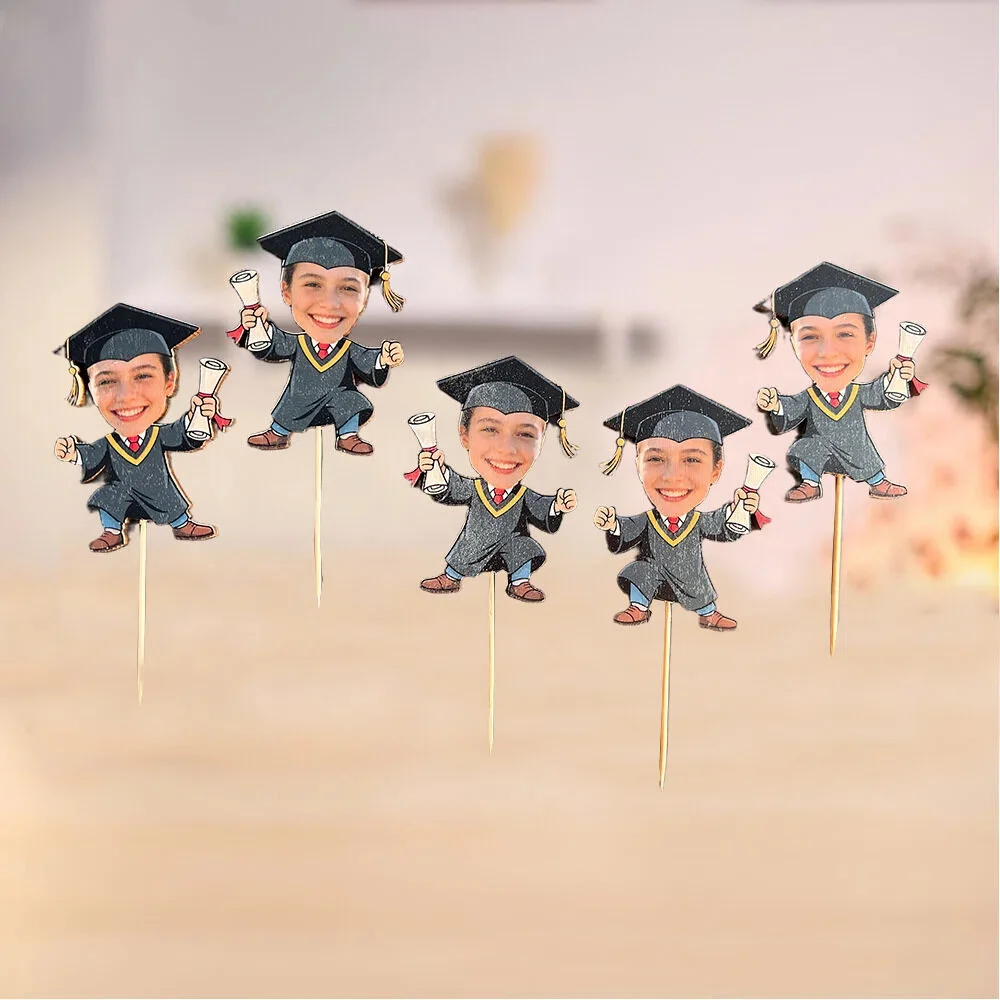 custom graduation cake topper - trade show giveaway supplier