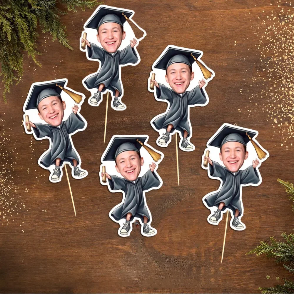 custom graduation cake topper - trade show giveaway supplier - view 2