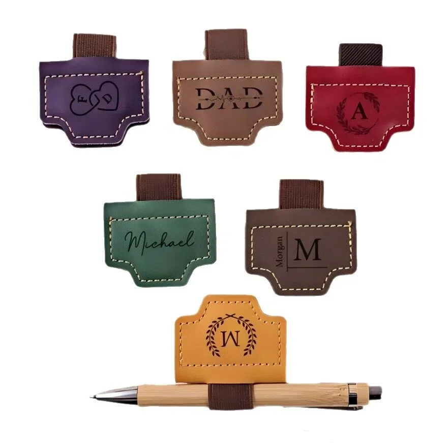 custom leather magnetic bookmark clip - buy wholesale direct from manufacturer - view 2