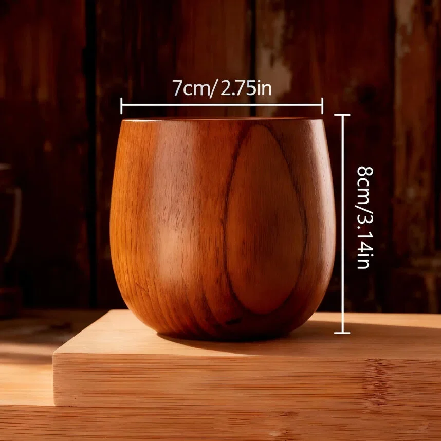 custom carbonized wooden beer mug - factory direct wholesale price - view 4