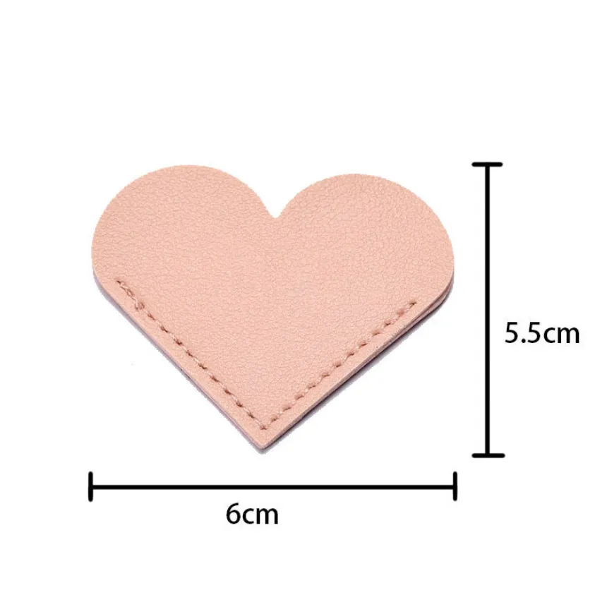 custom leather book cover heart bookmark - Oeko-Tex certified supplier