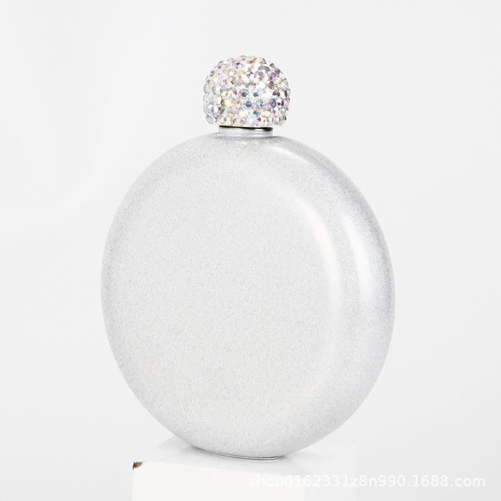 custom portable round hip flask - buy wholesale direct from manufacturer - view 2