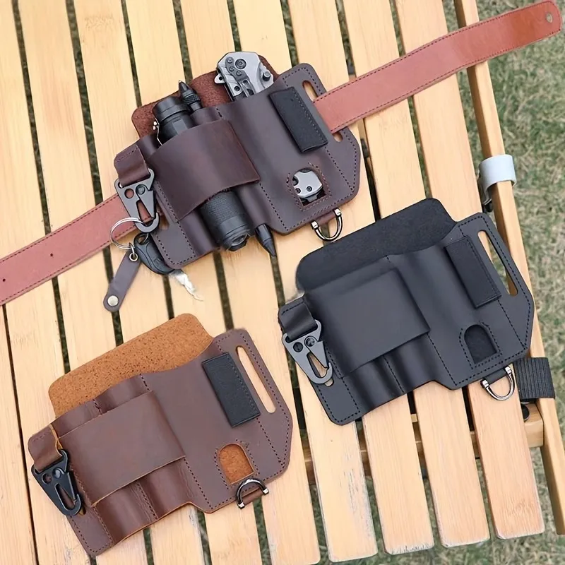 edc tactical flashlight knife holster - OEM custom logo accepted