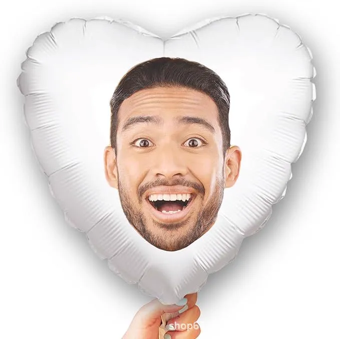 custom heart foil balloon 18 inch - view 4